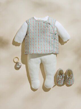 Petite Sezane Fanou Sleeveless Jacket Size 6m